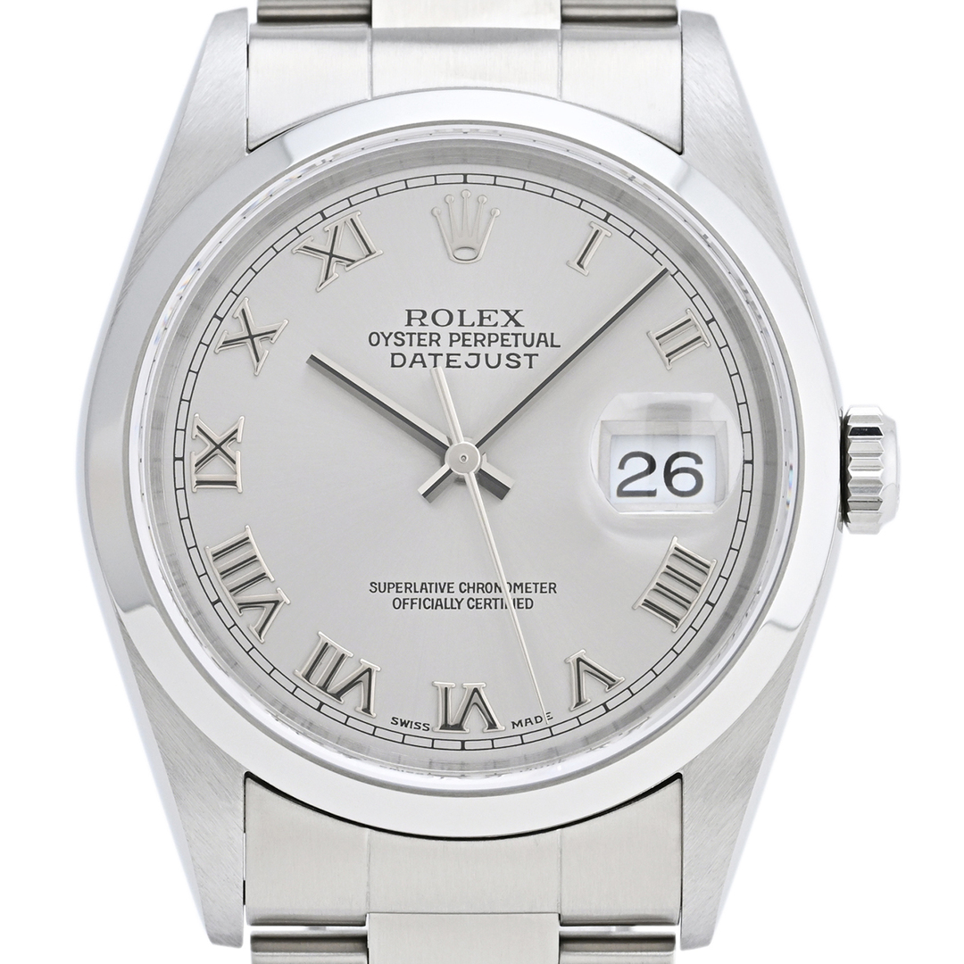 ロレックス ROLEX 16200 P番(2000年頃製造) ブラック メンズ 腕時計