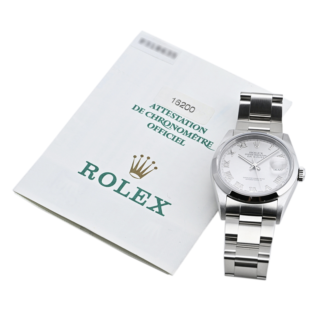 ロレックス ROLEX 16200 P番(2000年頃製造) ブラック メンズ 腕時計