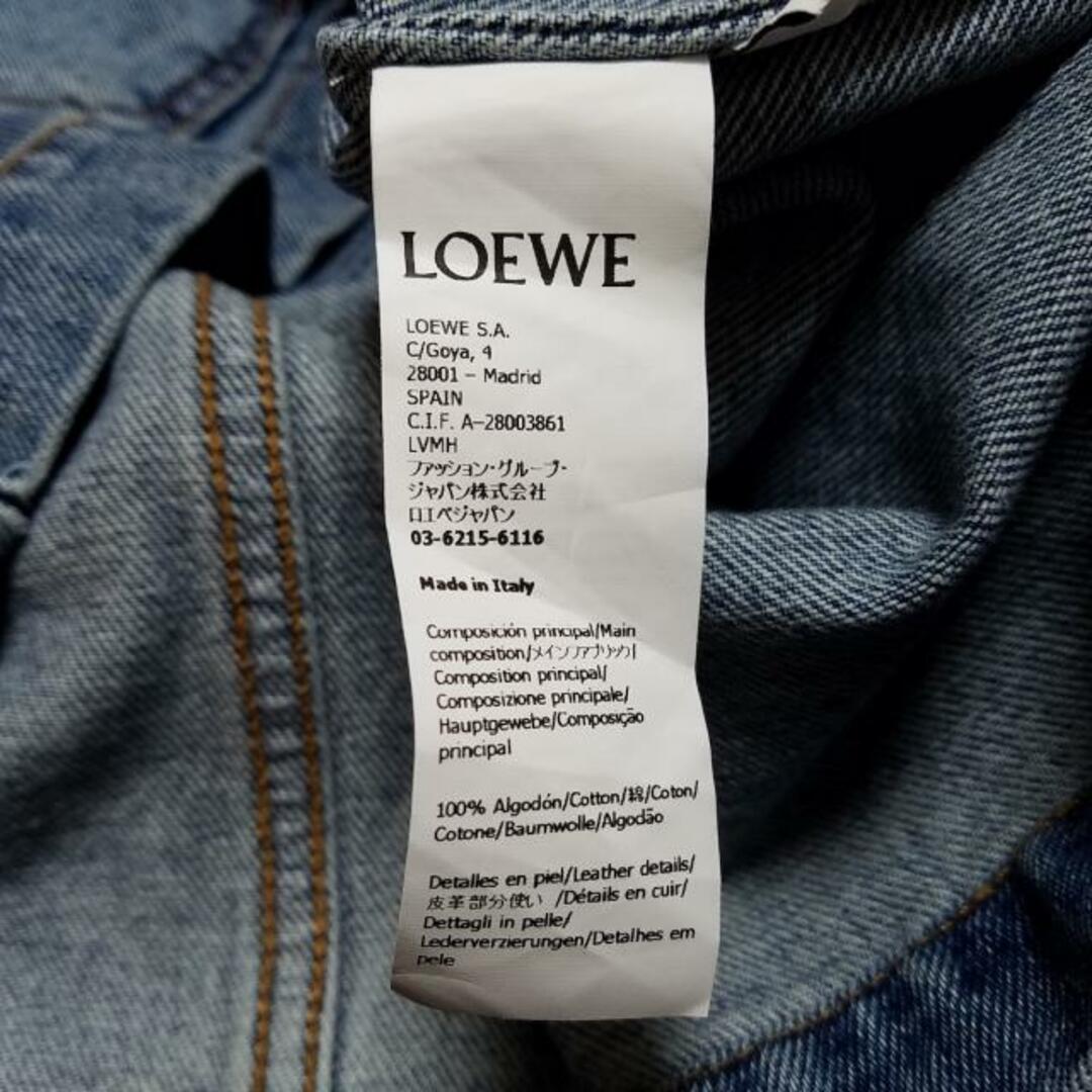 LOEWE(ロエベ) Gジャン サイズ46 L メンズ - Gジャン/デニムジャケット