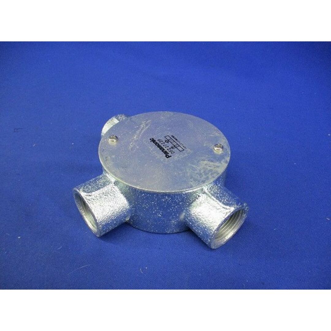 電線管付属品 VB 丸型露出ボックス 3方出 呼び G22 DFZ2722Pの 電線管付属品 VB 丸型露出ボックス 3方出 呼び G22 DFZ2722Pの
