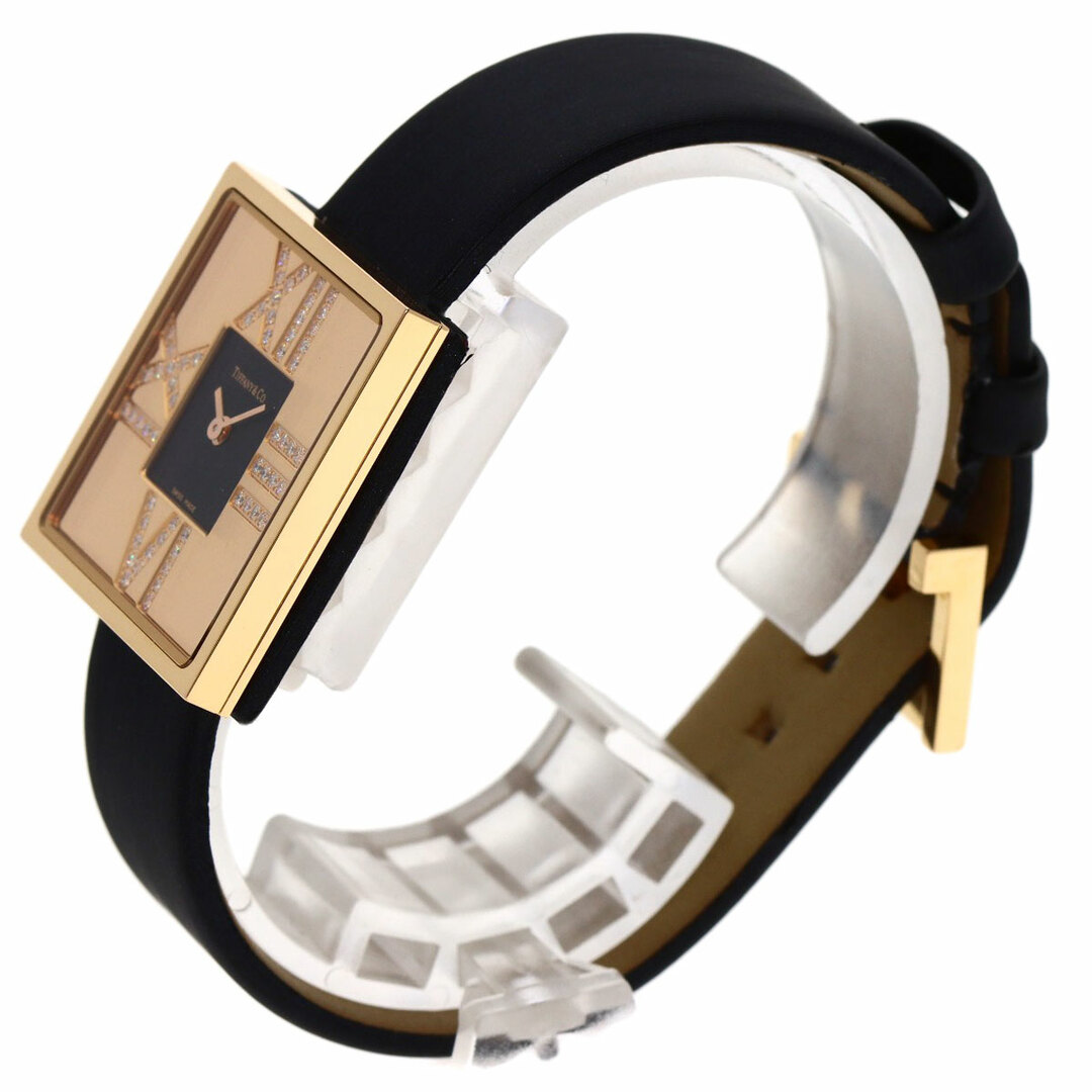 Tiffany & Co.(ティファニー)のTIFFANY&Co. Z1950.10.30E10A40E アトラスカクテル ダイヤモンド 未使用 腕時計 K18PG サテン レディース レディースのファッション小物(腕時計)の商品写真