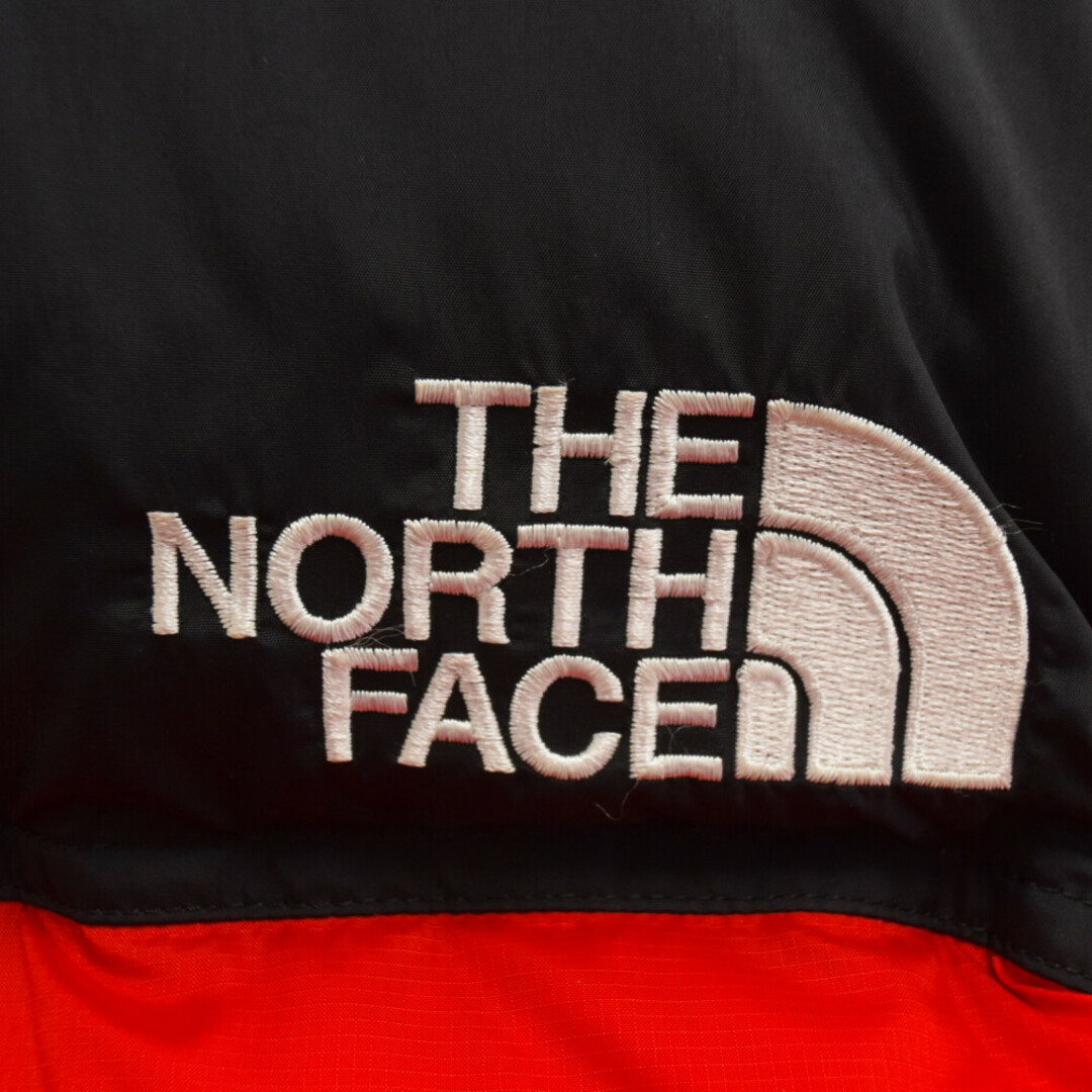 THE NORTH FACE ザノースフェイス NUPTSE JACKET ヌプシ ロゴ刺繍 ナイロンジップアップ ダウンジャケット ブラック ND91841