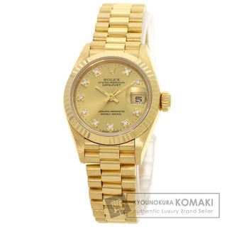 ロレックス(ROLEX)のROLEX 69178G デイトジャスト 10P ダイヤモンド 腕時計 K18YG K18YG K18YG レディース(腕時計)