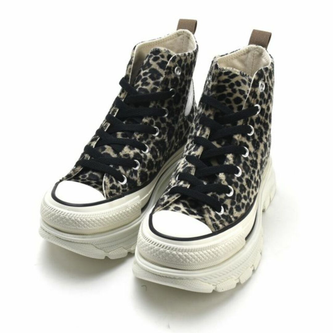 CONVERSE(コンバース)の【LEOPARD】コンバース オールスター (R) レディース トレックウエーブ アニマルファー HI ハイカット 厚底 レオパード CONVERSE レディースの靴/シューズ(スニーカー)の商品写真