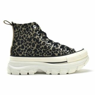 コンバース(CONVERSE)の【LEOPARD】コンバース オールスター (R) レディース トレックウエーブ アニマルファー HI ハイカット 厚底 レオパード CONVERSE(スニーカー)