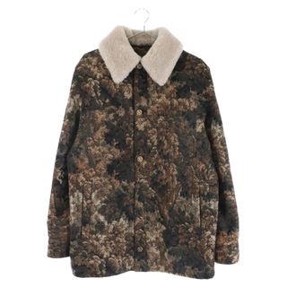 ルイヴィトン(LOUIS VUITTON)のLOUIS VUITTON ルイヴィトン 21SS Monogram Tapestry Shearling Jacket モノグラムシアリングジャケット ブラウン RM211M ZPZ HKA03W(フライトジャケット)