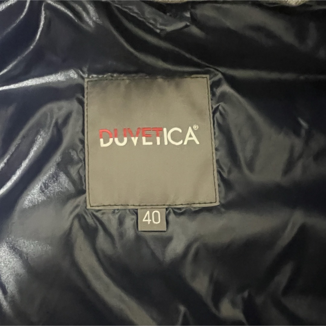 DUVETICA(デュベティカ)の【美品】DUVETICA デュベティカ　ネイビー　フード付き　ダウンジャケット レディースのジャケット/アウター(ダウンジャケット)の商品写真