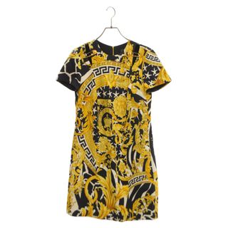 ヴェルサーチ(VERSACE)のVERSACE ヴェルサーチ 19SS メデューサクリップ 総柄 ワンピース ドレス A83939 A231031 マルチ(その他)