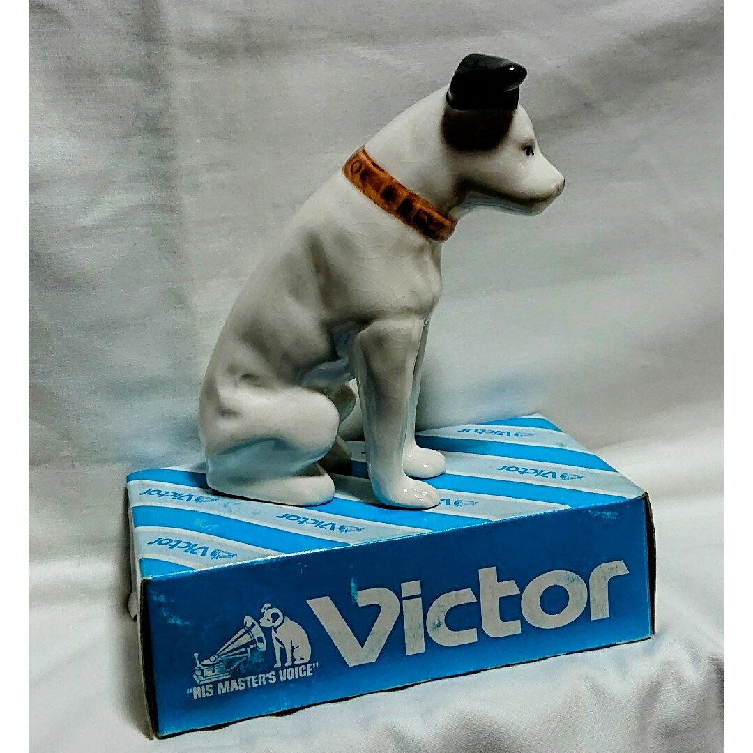 Victor(ビクター)のビクター犬『ニッパー』置物5号サイズ エンタメ/ホビーのコレクション(ノベルティグッズ)の商品写真