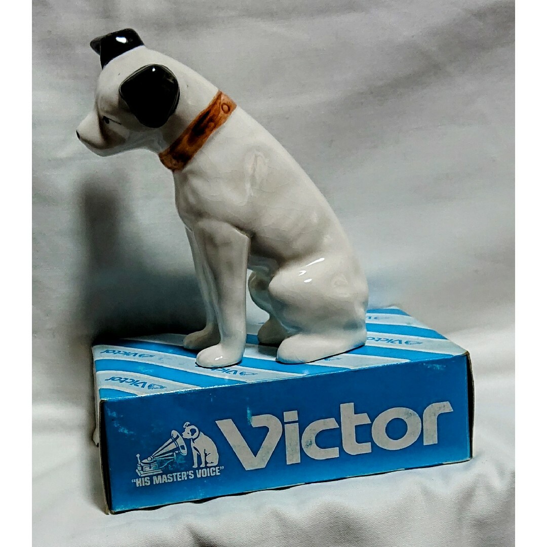 Victor(ビクター)のビクター犬『ニッパー』置物5号サイズ エンタメ/ホビーのコレクション(ノベルティグッズ)の商品写真