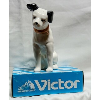 ビクター(Victor)のビクター犬『ニッパー』置物5号サイズ(ノベルティグッズ)