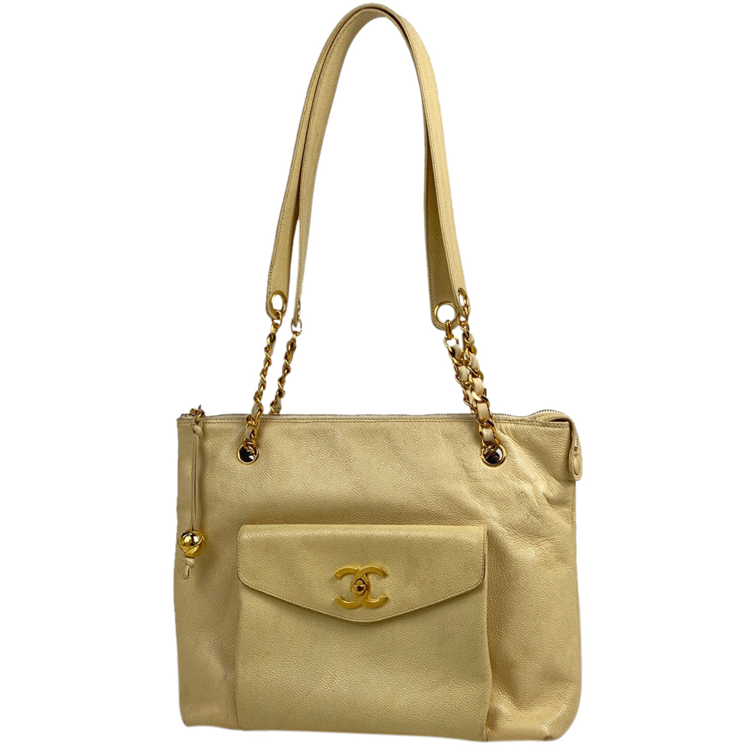 CHANEL - シャネル ココマーク チェーン トートバッグ レディース