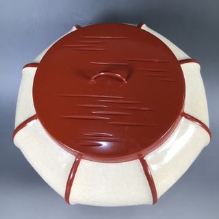 ラ60 水指 『西尾瑞豊造』『雪洞(ぼんぼり)水指』 共箱 茶道具 ラ60 水指 『西尾瑞豊造』『雪洞(ぼんぼり)水指』 共箱 茶道具