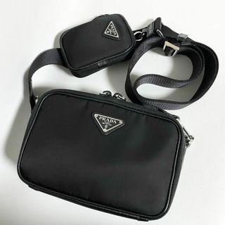 プラダPRADA　ロゴプレートショルダーバッグ　スマホケース　デパート購入品