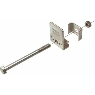 HB吊り金具用補強金具 みぞ形鋼用 75×40 ステンレス鋼 S-HBRC75-05(その他)