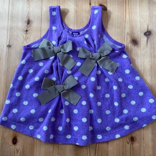 アナスイミニ(ANNA SUI mini)の100センチ　アナスイミニ　リボントップス(Tシャツ/カットソー)