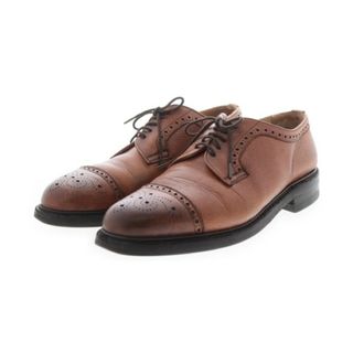 チーニー(CHEANEY)のCHEANEY チーニー ビジネス・ドレスシューズ 8(26.5cm位) 茶 【古着】【中古】(ドレス/ビジネス)