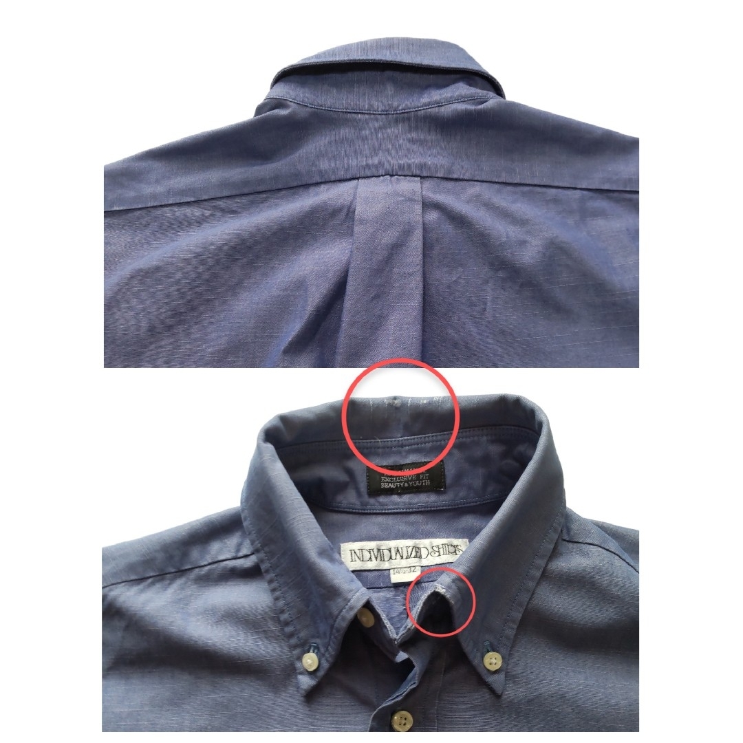 INDIVIDUALIZED SHIRTS(インディヴィジュアライズドシャツ)のINDIVIDUALIZED SHIRTS　ボタンダウンシャツ　usa製 メンズのトップス(シャツ)の商品写真