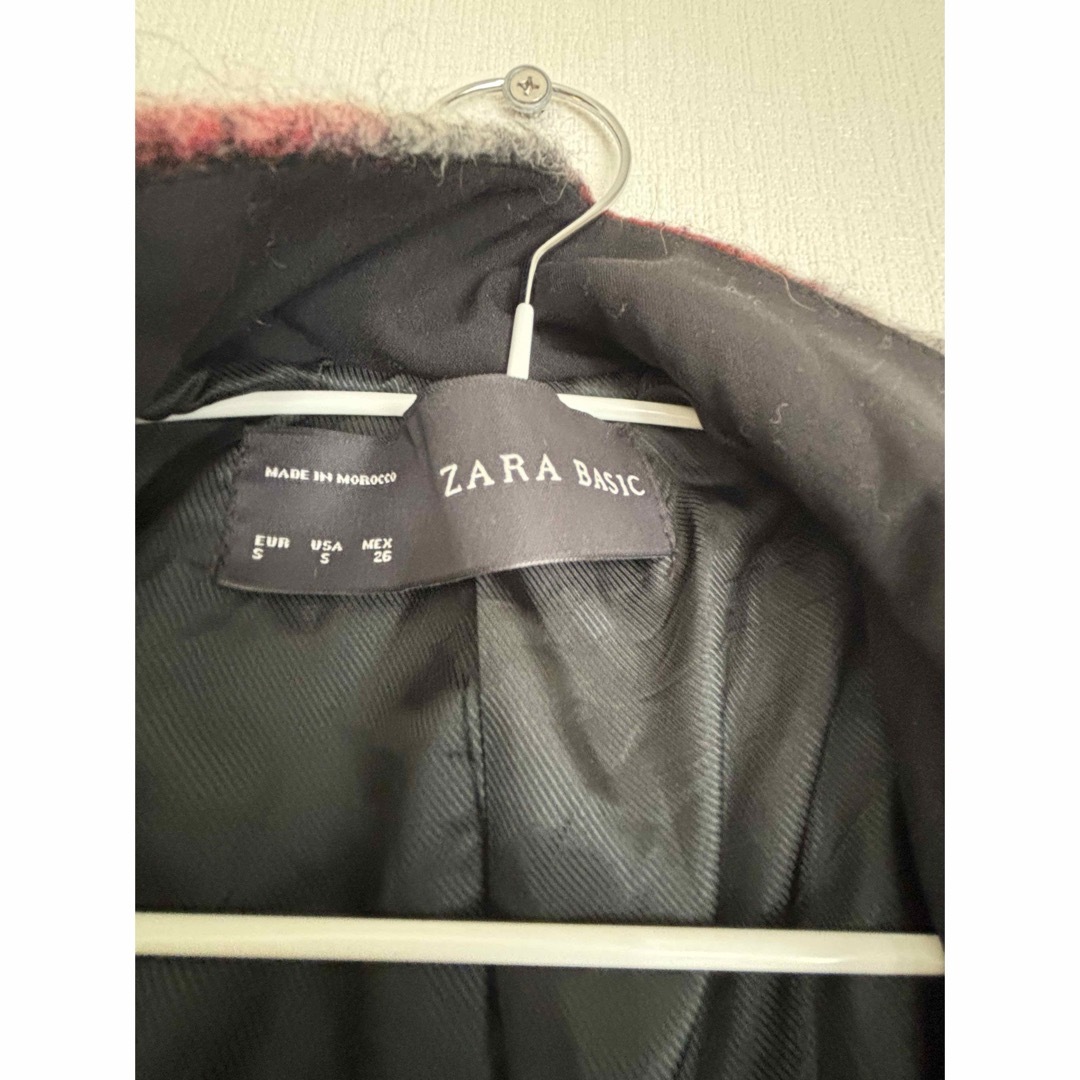 ZARA(ザラ)の【ZARA】チェックコート レディースのジャケット/アウター(チェスターコート)の商品写真