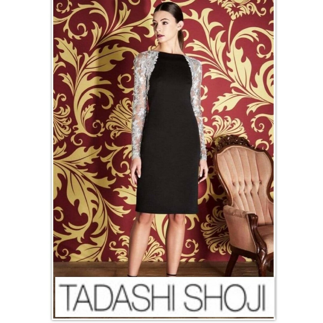 TADASHI SHOJI - 漂う高級感【未使用品級】タダシショージ シルバー袖