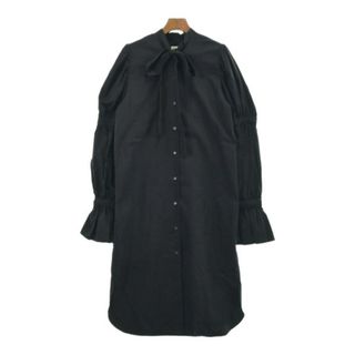 ドリスヴァンノッテン(DRIES VAN NOTEN)のDRIES VAN NOTEN シャツワンピース 34(XXS位) 黒 【古着】【中古】(その他)