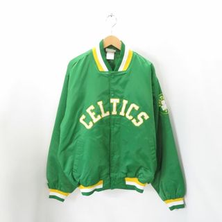 Hardwood Classics 90s MAJESTIC NBA CELTICS JACKET Size-XL  (スタジャン)