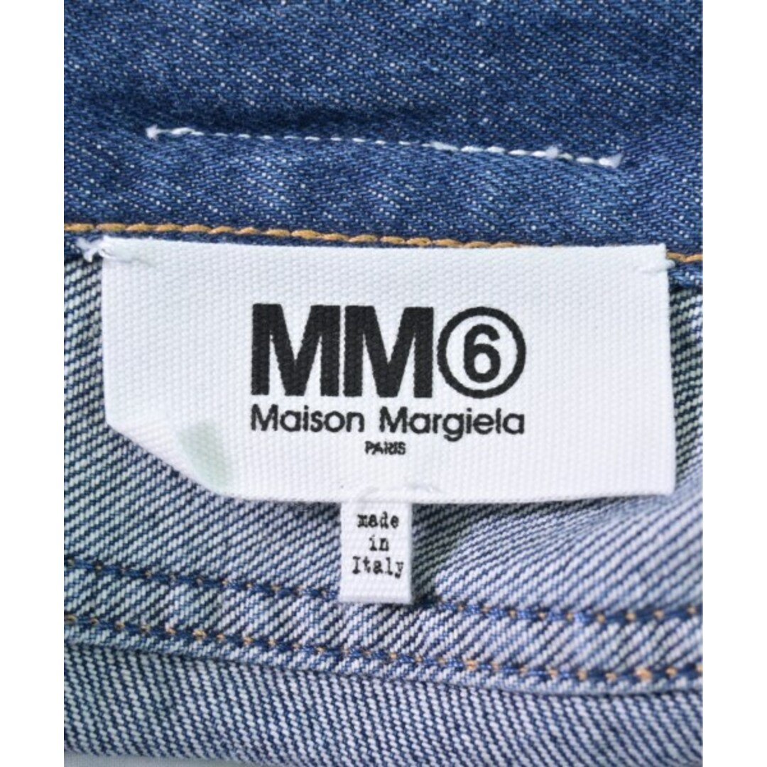 MM6(エムエムシックス)のMM6 エムエムシックス デニムパンツ 38(S位) 青(デニム) 【古着】【中古】 レディースのパンツ(デニム/ジーンズ)の商品写真