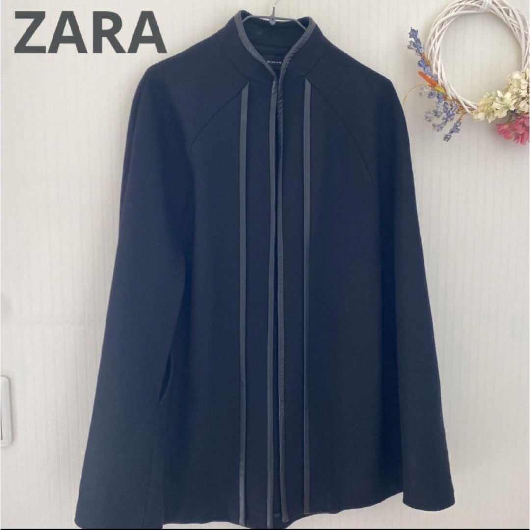 ZARA - ZARA ザラ ケープコート ポンチョ size Sの通販 by あーちゃん ...