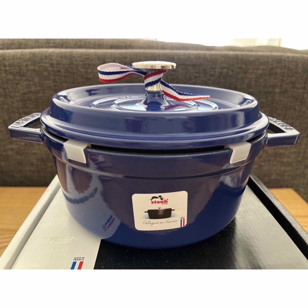 STAUB - ストウブ staub 18cm ロイヤルブルー ピコ・ココット ラウンド