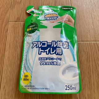 ジョンソンエンドジョンソン(Johnson & Johnson)の【新品未開封】スクラビングバブル　アルコール除菌　トイレ用　250ml(洗剤/柔軟剤)