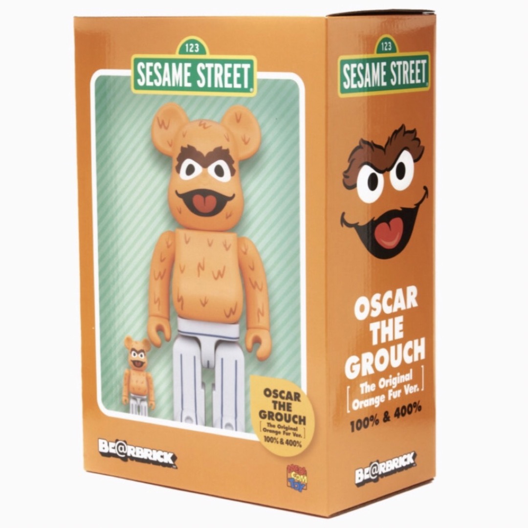 BE@RBRICK OSCAR THE GROUCH 100％ & 400％