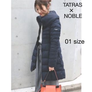 タトラス(TATRAS)の【美品】TATRAS×NOBLE別注　ダウンコート　01サイズ　ネイビー(ダウンコート)