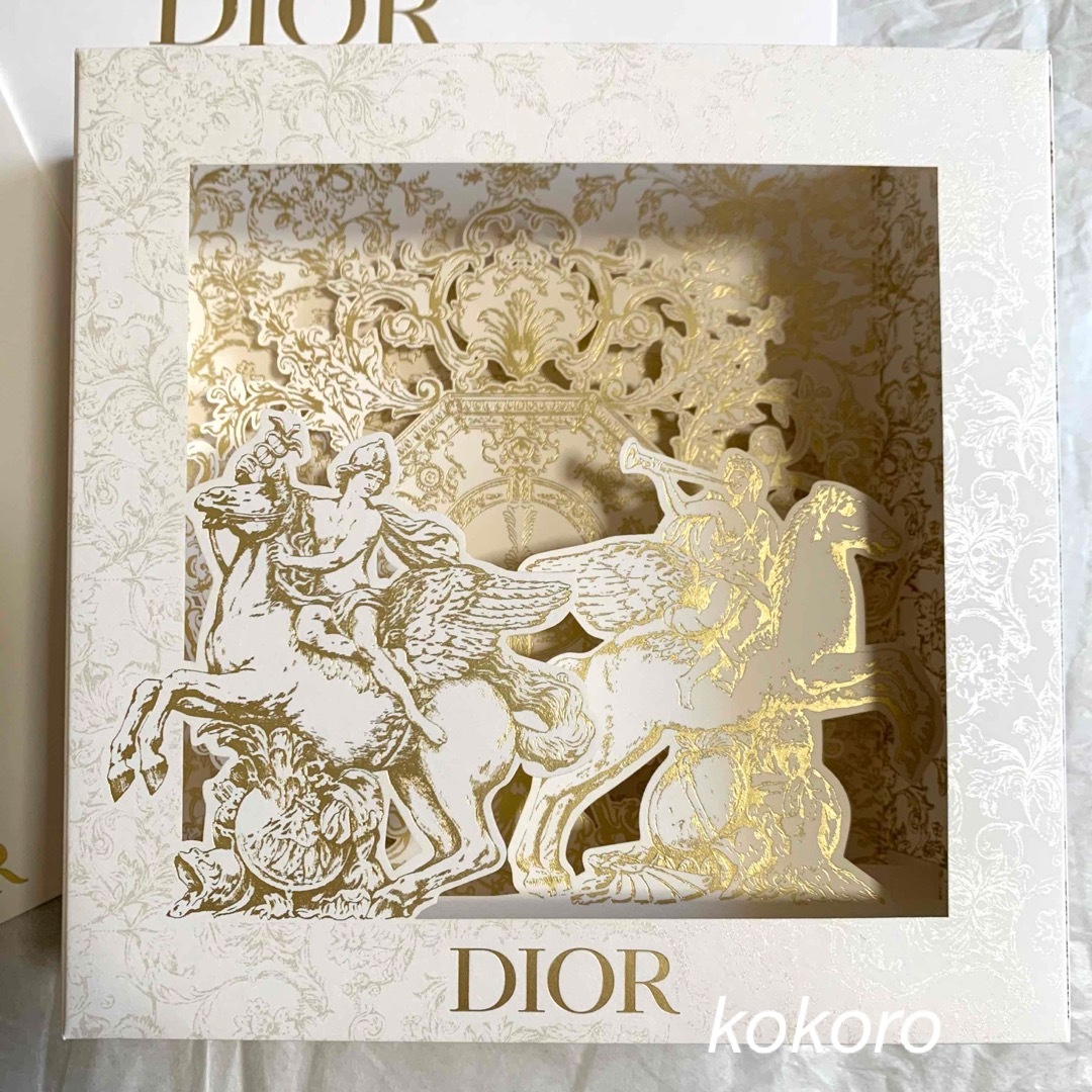 Dior(ディオール)のディオール メッセージカード 紙製オブジェ ノベルティ ホリデークリスマス ハンドメイドの文具/ステーショナリー(カード/レター/ラッピング)の商品写真