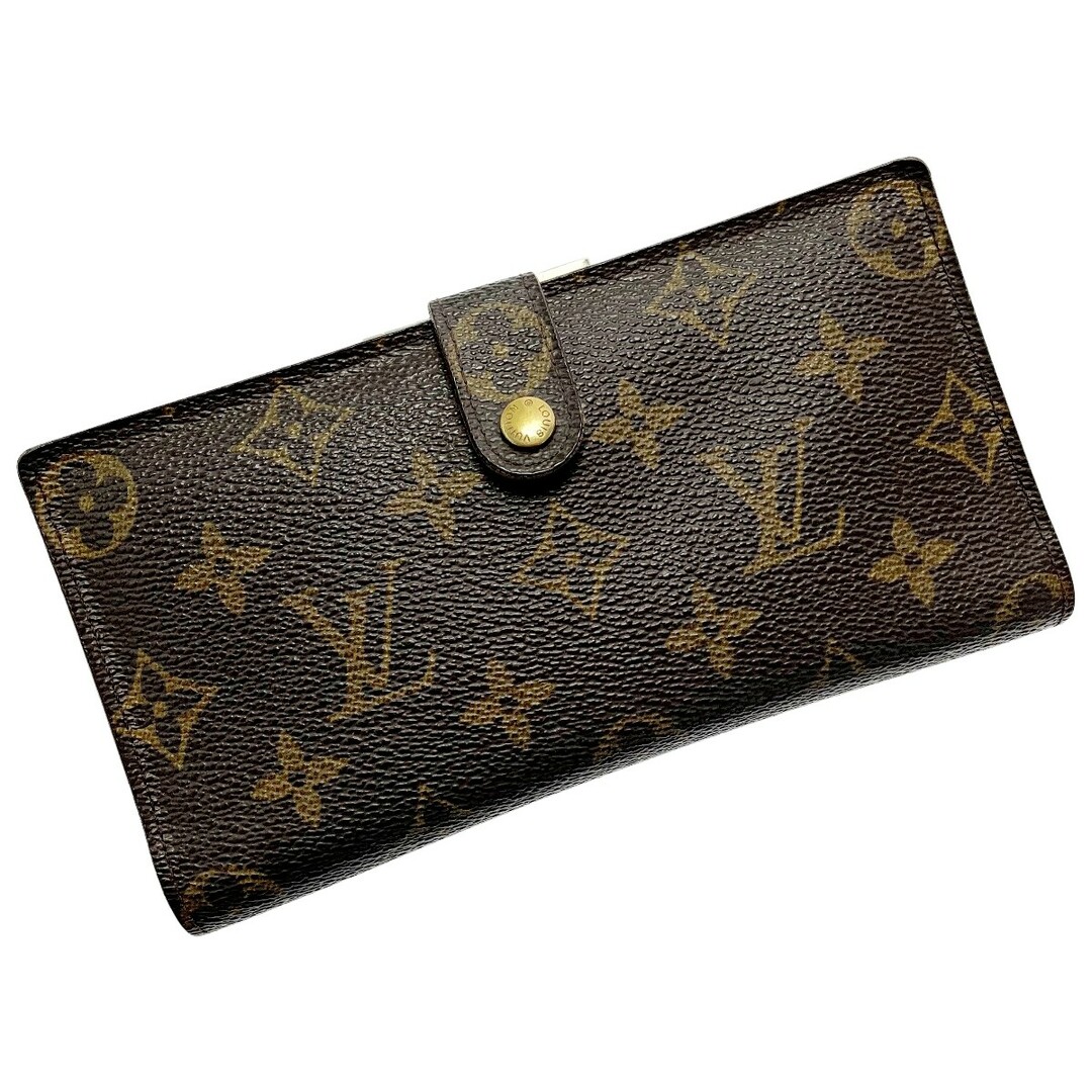 レディース☆☆LOUIS VUITTON ルイヴィトン コンチネンタル・クラッチ T61217 モノグラム 2つ折り長財布 USA限定 ガマ口 ゴールド金具