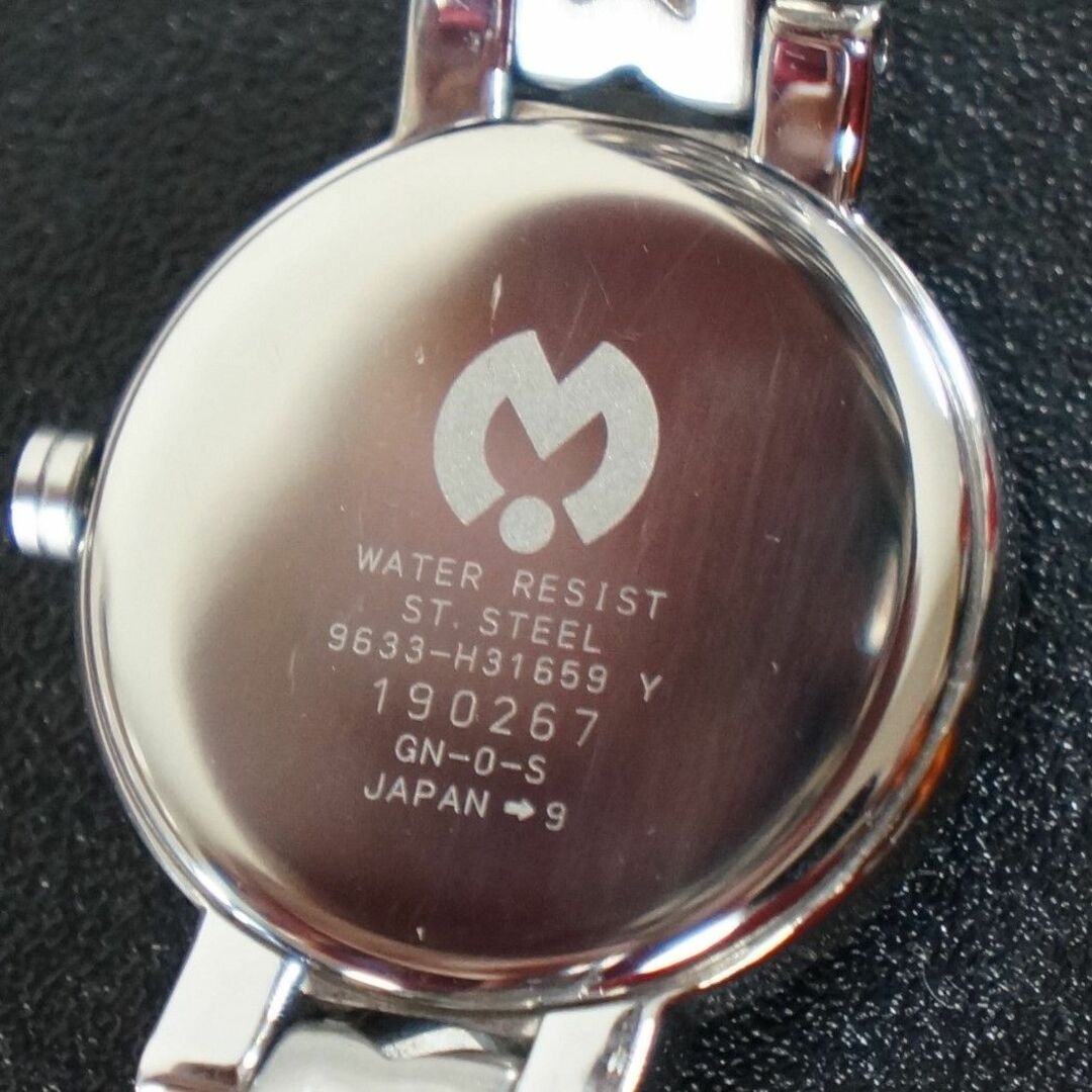 mila schon(ミラショーン)の【稼働美品】ミラショーン　ネイビー文字盤　電池交換済 レディースのファッション小物(腕時計)の商品写真