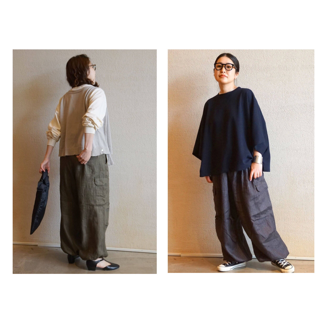 JOURNAL STANDARD(ジャーナルスタンダード)のjournal standard luxe リネンヘリン カーゴパンツ レディースのパンツ(ワークパンツ/カーゴパンツ)の商品写真