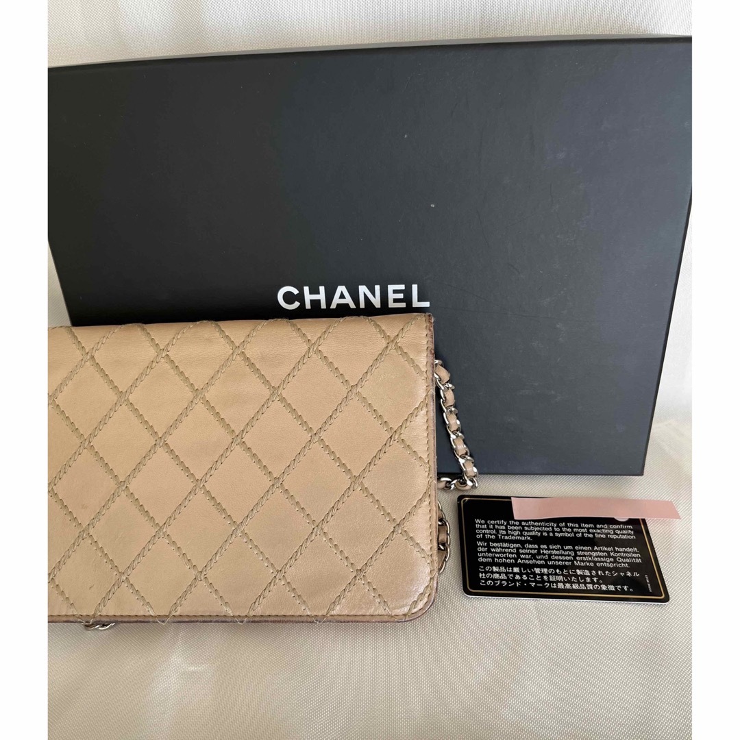 ショルダーバッグシャネル CHANEL チェーンウォレット ココマーク 長