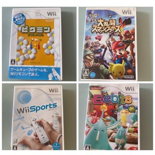 【まとめ売りセール】Wiiソフト４本1500円！(家庭用ゲームソフト)