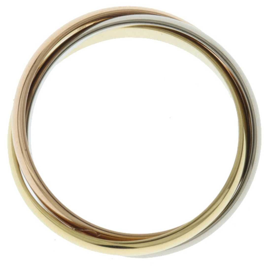 Cartier(カルティエ)の (美品)カルティエ CARTIER トリニティ リング 3連 3カラー K18 PG × WG × YG 証明書 指輪 8601 レディースのアクセサリー(リング(指輪))の商品写真