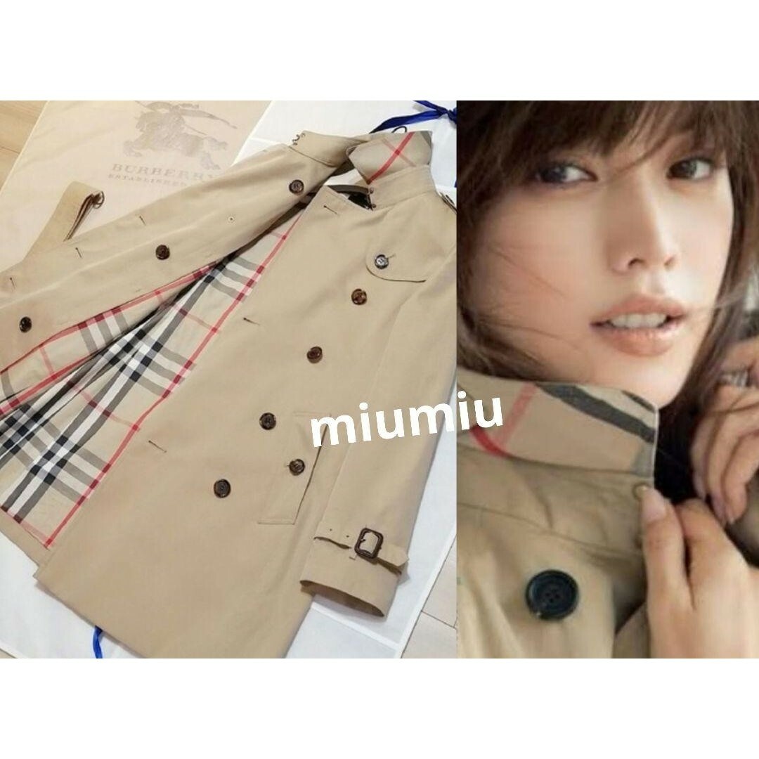 BURBERRY - 本物上質美品○ ライナー付きトレンチコート バーバリー
