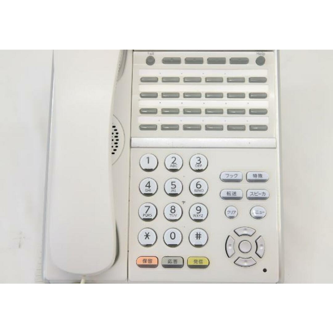 【送料無料】中古 NEC DTZ-24D-2D(WH)(DT400)：24ボタン標準電話機 ビジネスフォン RR121035 スマホ/家電/カメラの生活家電(その他)の商品写真