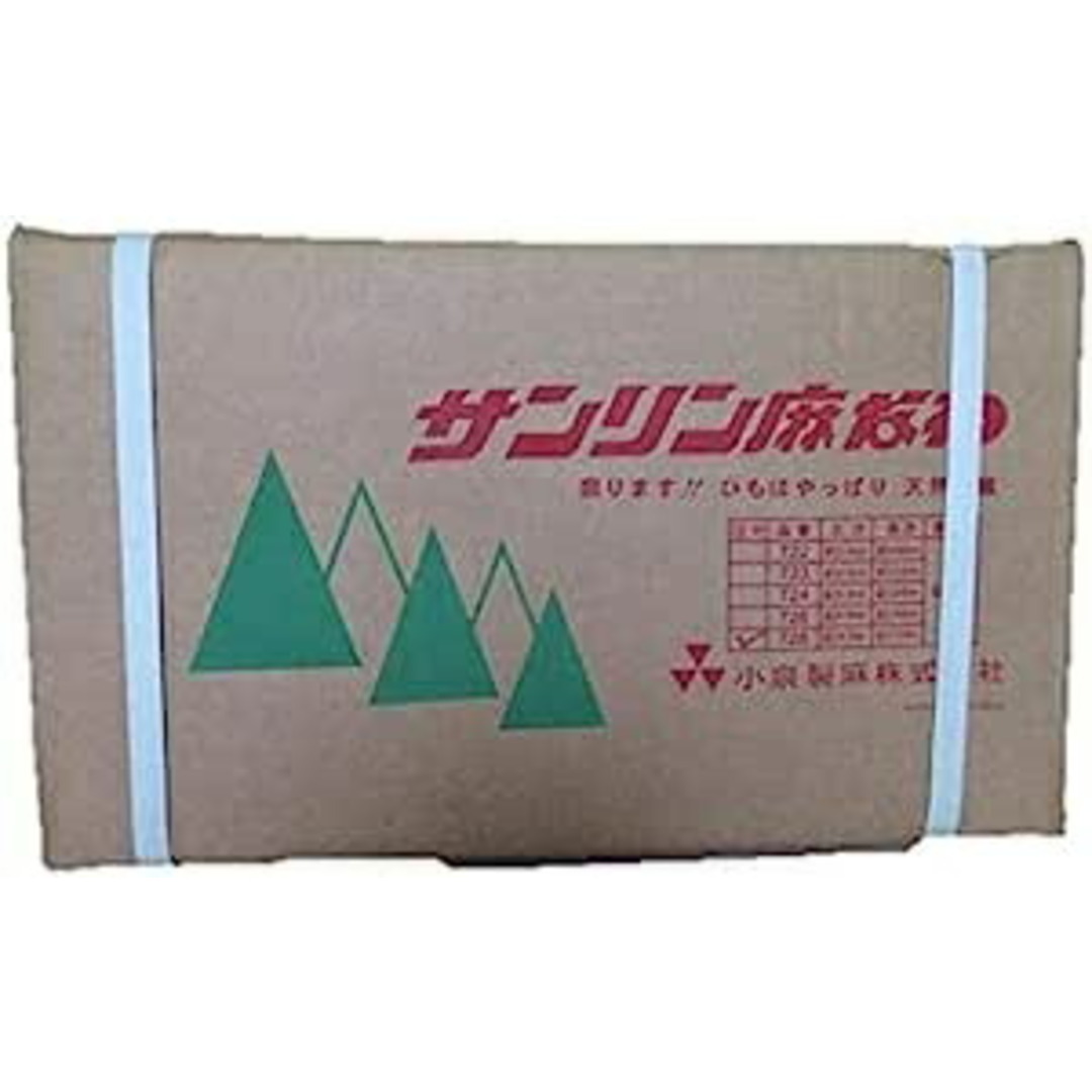 【送料無料】麻縄 Kなわ K−722 1箱6巻入 約3ｍｍ×約490ｍ【 造園資材 緑化資材 園芸資材 麻ひも 麻紐 天然繊維 黄麻】　※北海道、沖縄、離島発送不可　 Eイ4-4 その他のその他(その他)の商品写真