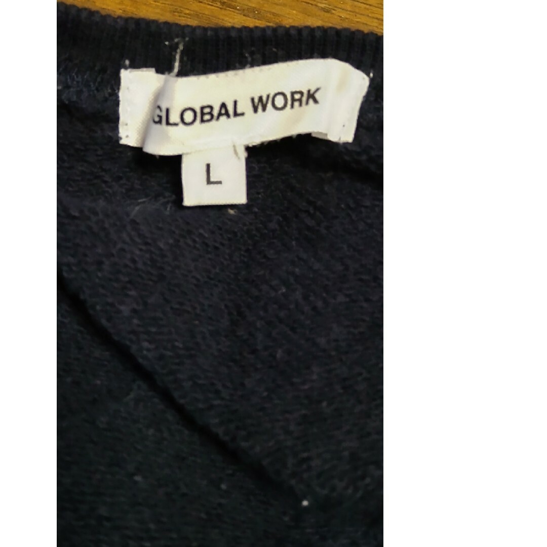 GLOBAL WORK(グローバルワーク)のGLOBAL WORK キッズ トレーナー110～120 スパンコール キッズ/ベビー/マタニティのキッズ服男の子用(90cm~)(Tシャツ/カットソー)の商品写真