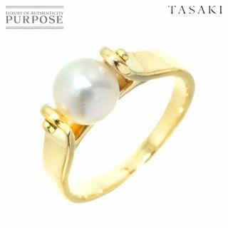 TASAKI - タサキ TASAKI 9号 リング アコヤ真珠 6.5mm K18 YG 750