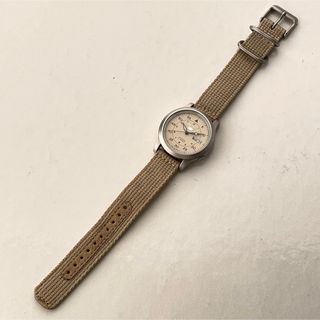 セイコー(SEIKO)のSEIKO 5 メンズ 21jwels 腕時計 ベージュ(腕時計(アナログ))