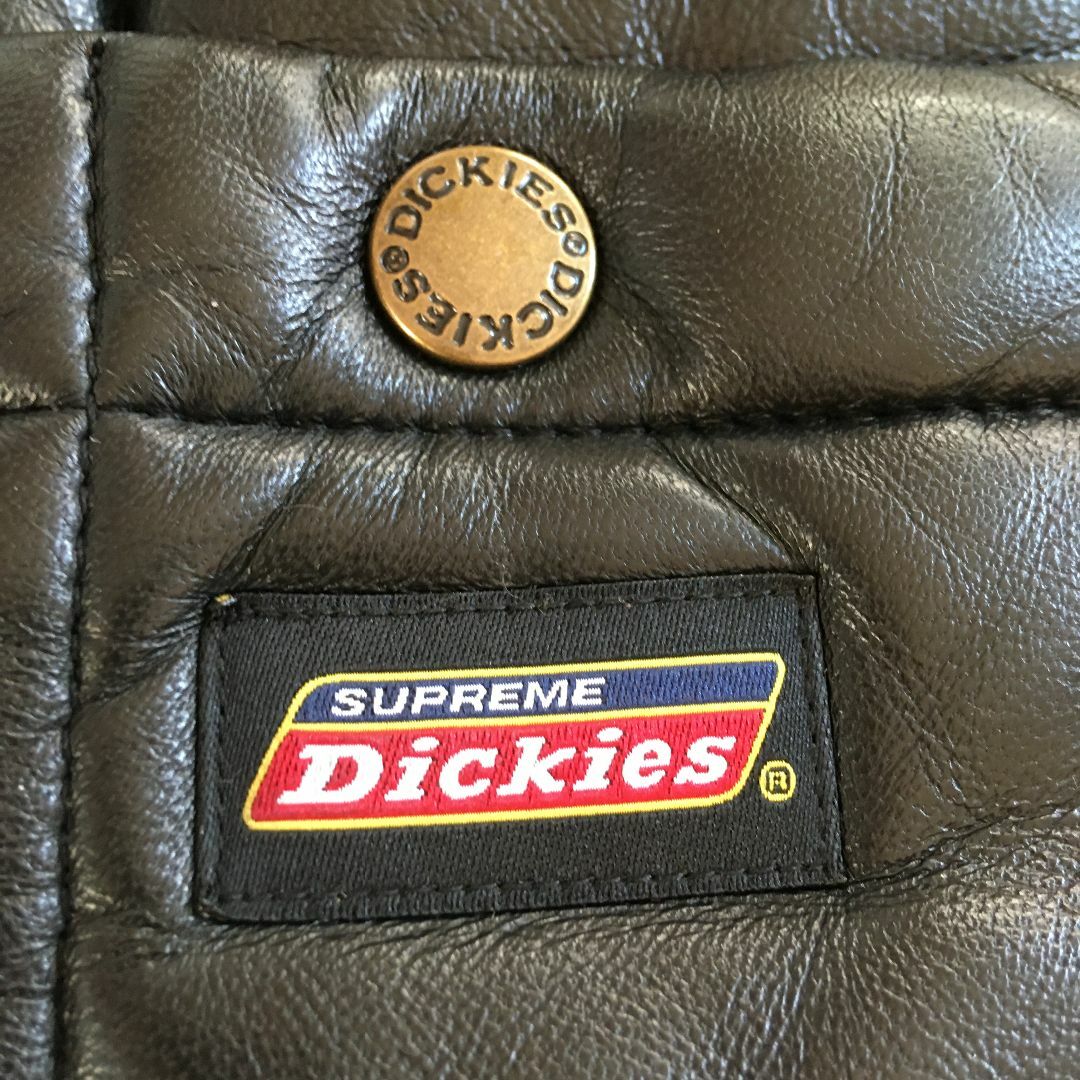 Supreme(シュプリーム)の【2XL】SUPREME × Dickies Leather Work Vest メンズのトップス(ベスト)の商品写真