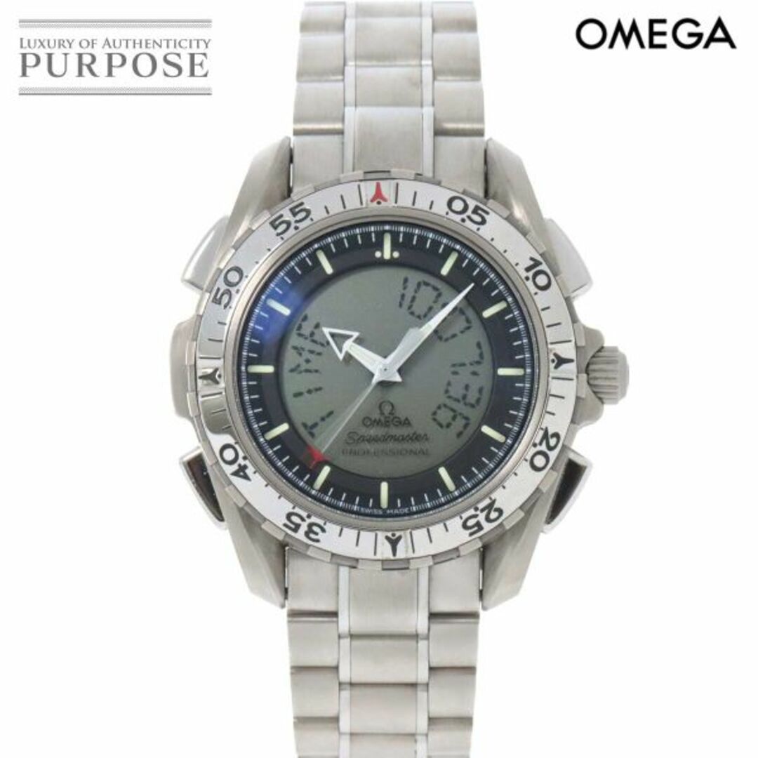 オメガ OMEGA スピードマスター X-33 3291.50 デジアナクロノ メンズ 腕時計 チタン クォーツ ウォッチ Speedmaster VLP 90193042