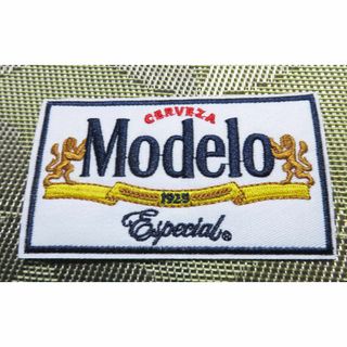 《白長方形Modelo》『モデロビール　エスペシアル 　メキシコ』 刺繍ワッペン(各種パーツ)