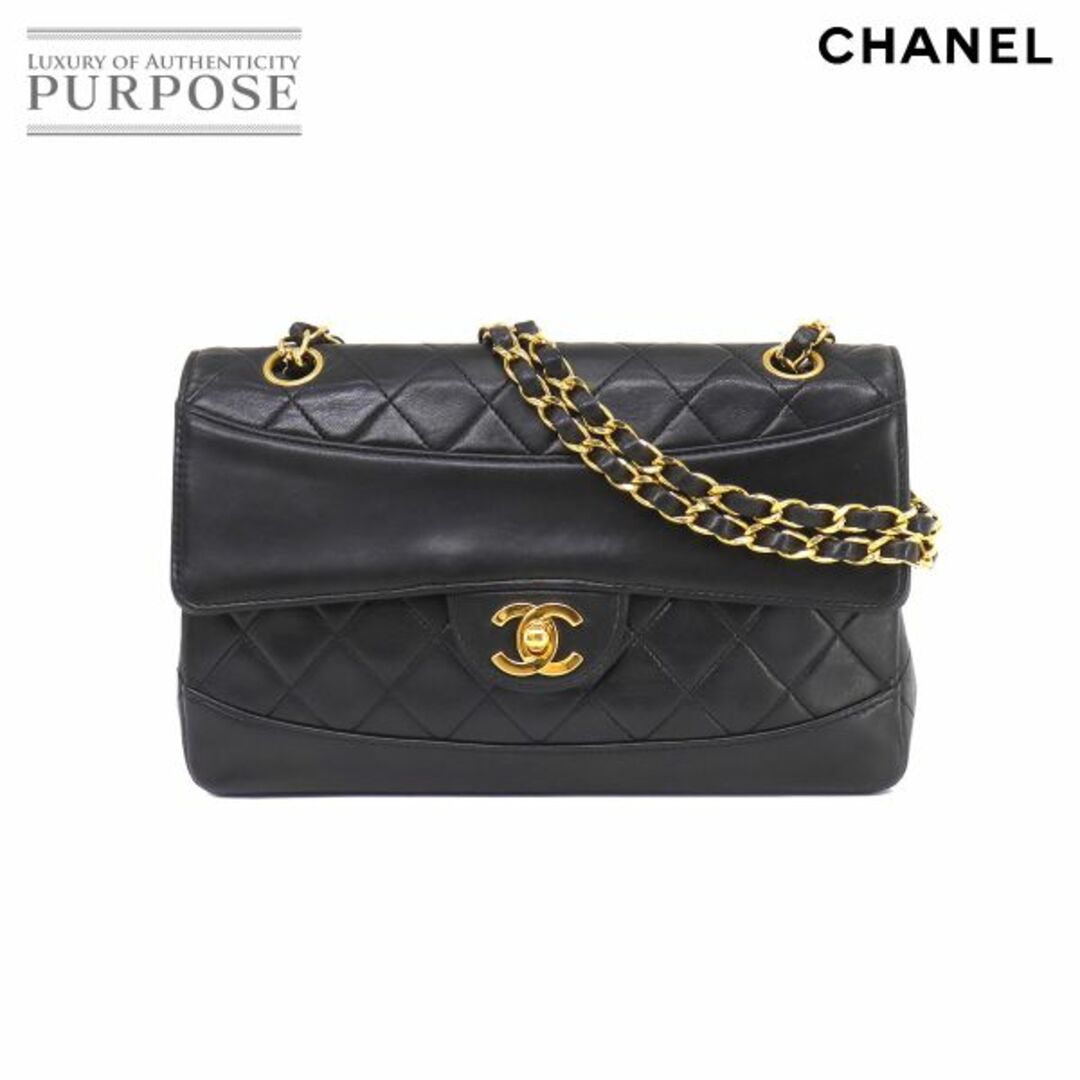 シャネル　CHANEL  マトラッセ　ハンドバッグ　ブラック　黒