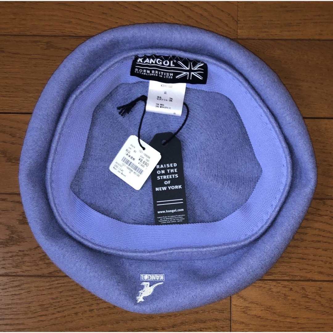 KANGOL - XL 新品 KANGOL ウール ベレー帽 ハンチングキャップ